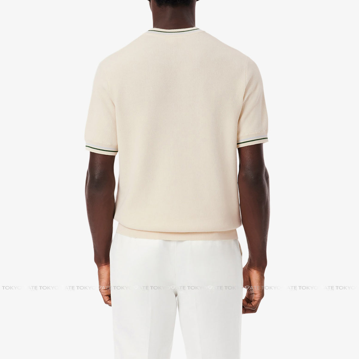 Áo len Lacoste AH9301 BPI Striped Knit T-Shirt Classic Fit
