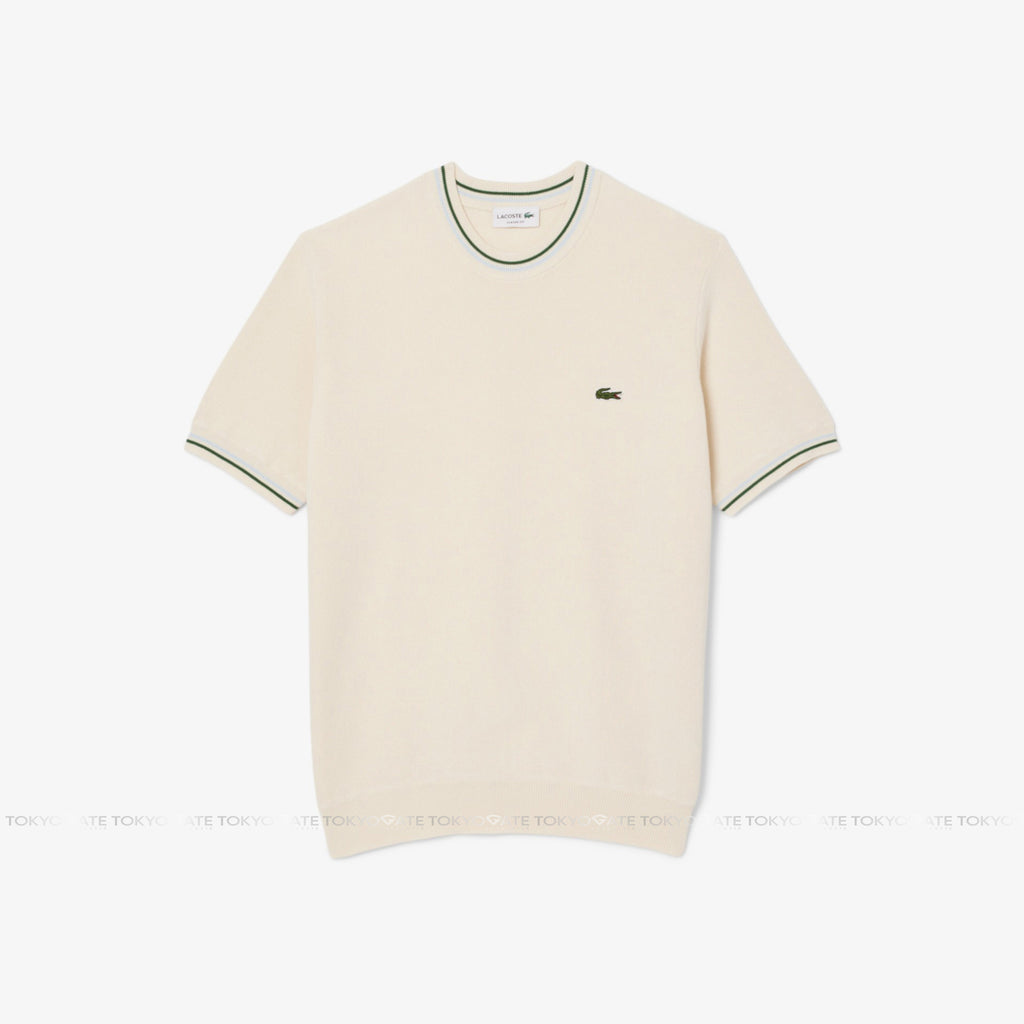 Áo len Lacoste AH9301 BPI Striped Knit T-Shirt Classic Fit
