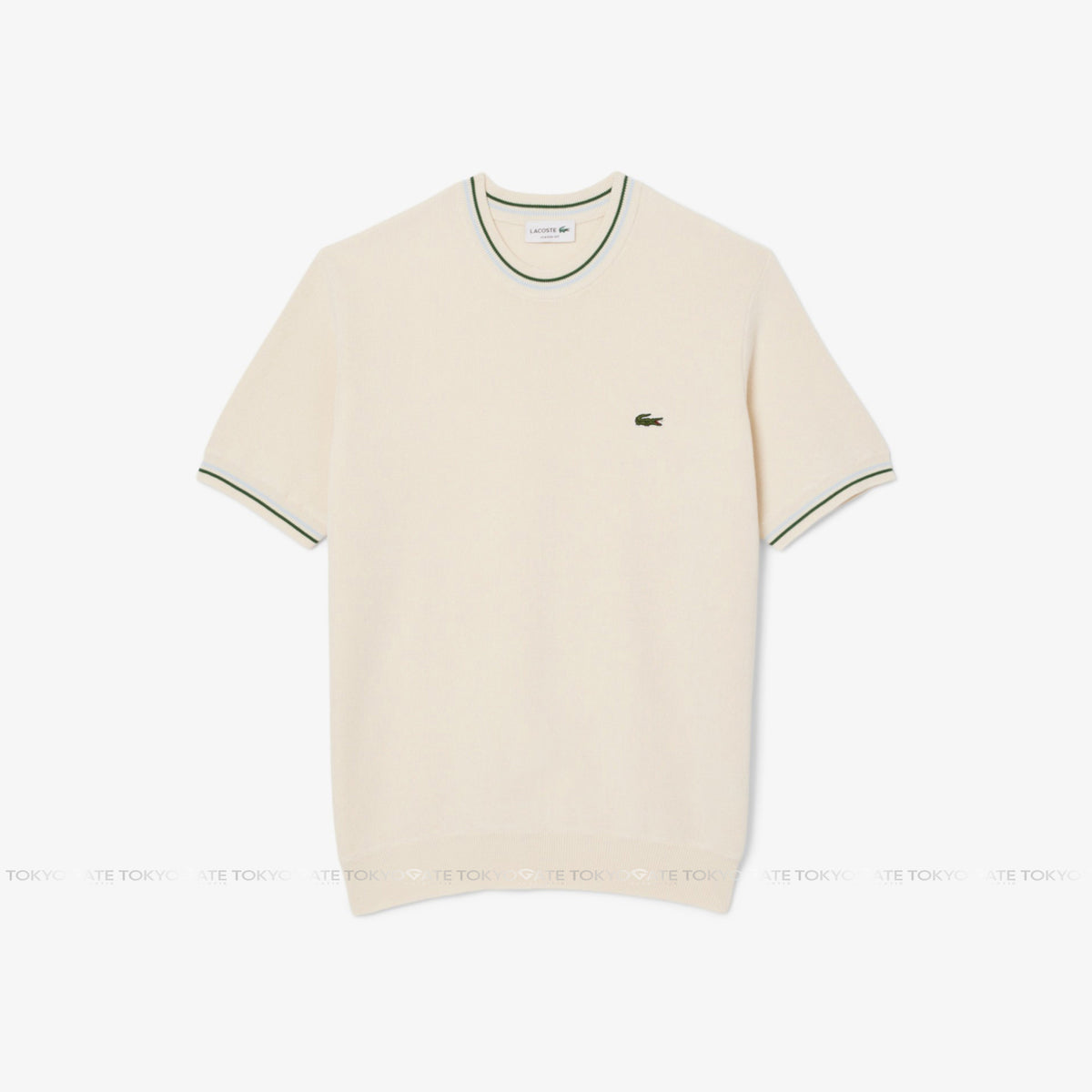 Áo len Lacoste AH9301 BPI Striped Knit T-Shirt Classic Fit