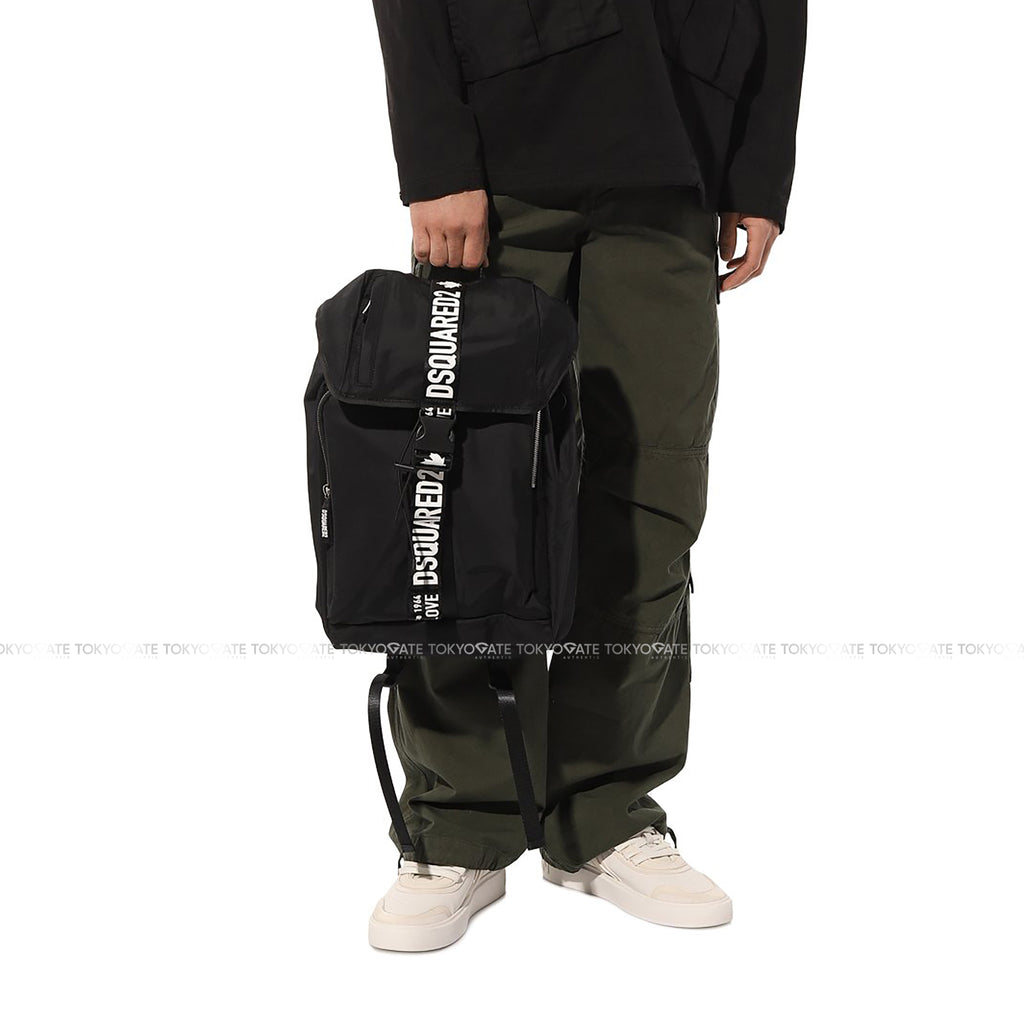 Balo Dsquared2 DFM0104 16806816 2124 Made with Love Backpack Black