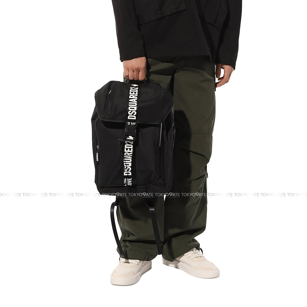 Balo Dsquared2 DFM0104 16806816 2124 Made with Love Backpack Black