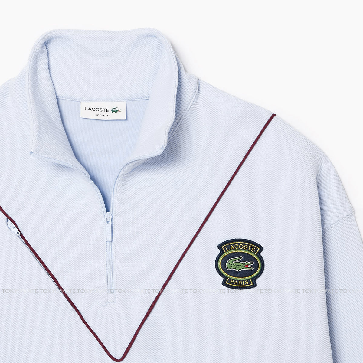 Bộ nỉ Lacoste Zip Neck Organic Cotton J2G