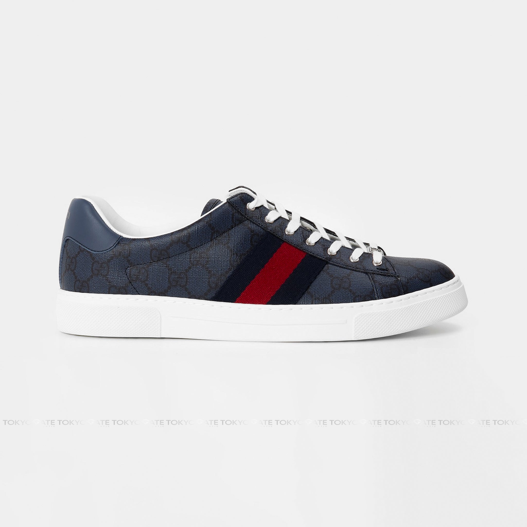 Giày Gucci 760775 JEALM 8741 Ace Sneaker Blue GG Supreme