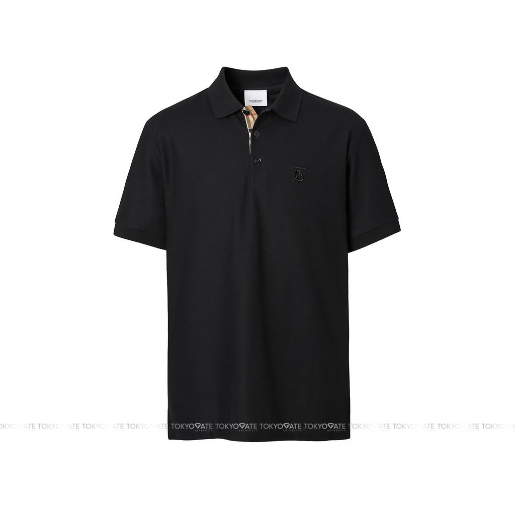Áo polo Burberry 8014003 Eddie TB Black Slim Fit