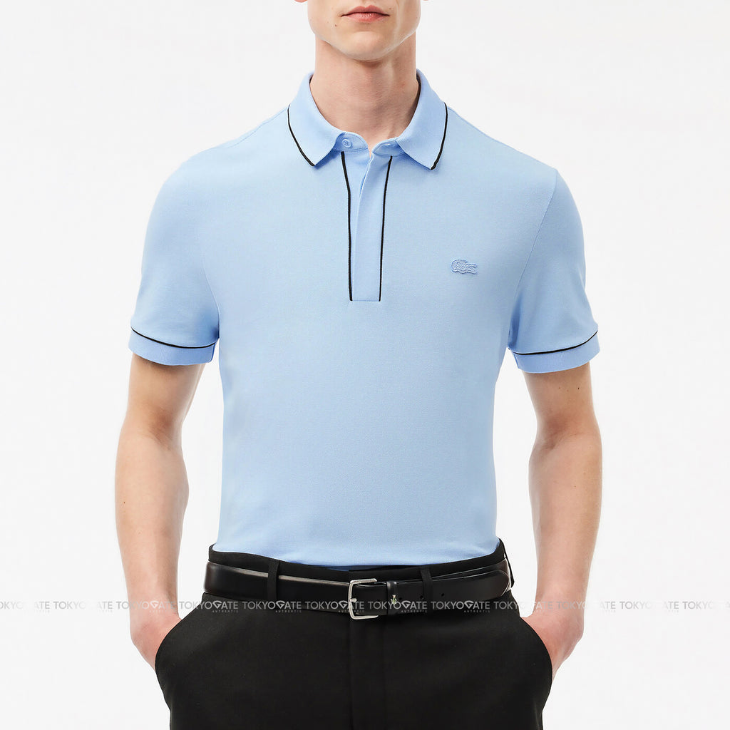 Áo polo Lacoste PH0796 54N HBP Light Blue Regular Fit