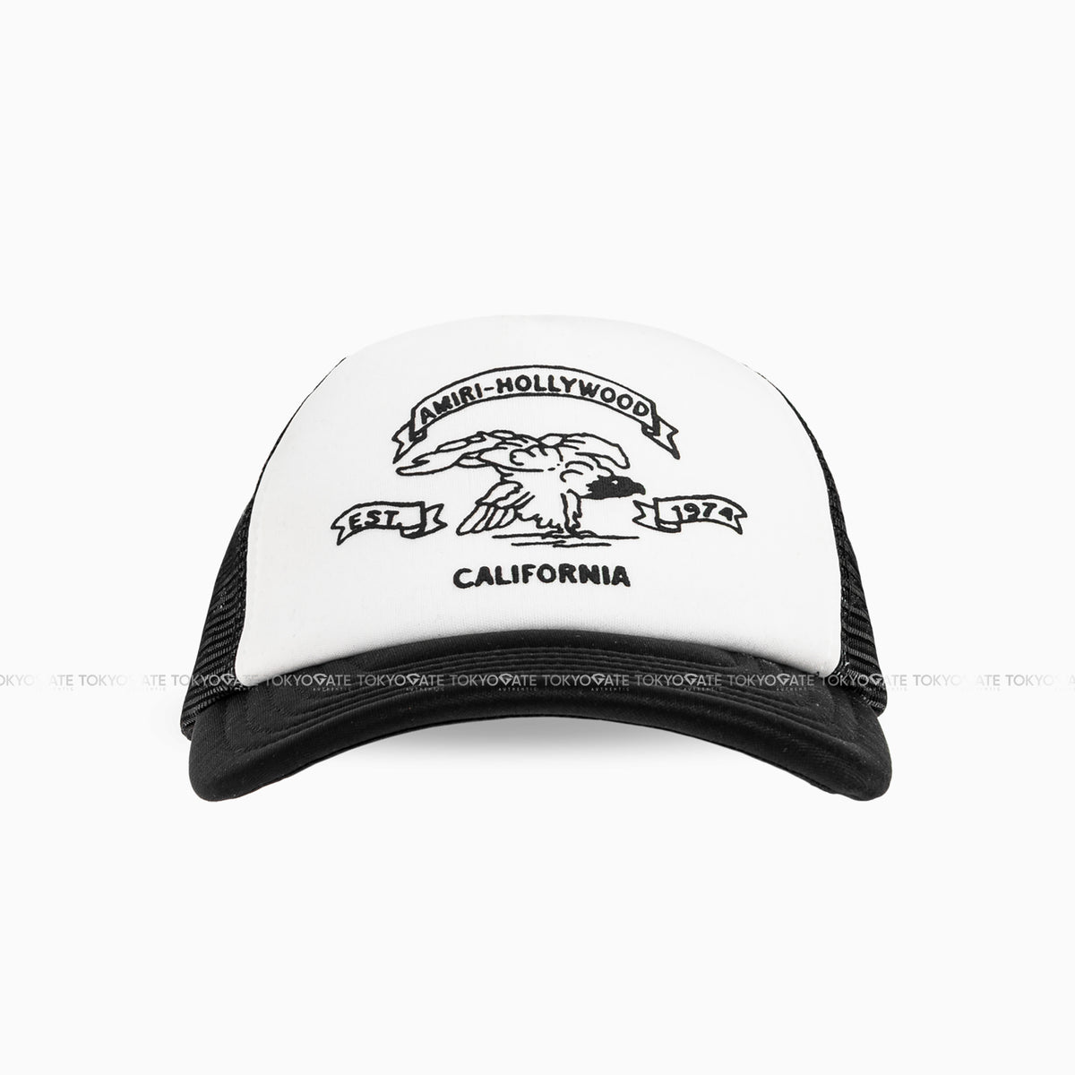 Mũ lưỡi trai Amiri Eagle Trucker Hat AMSAHE1014 001 Black