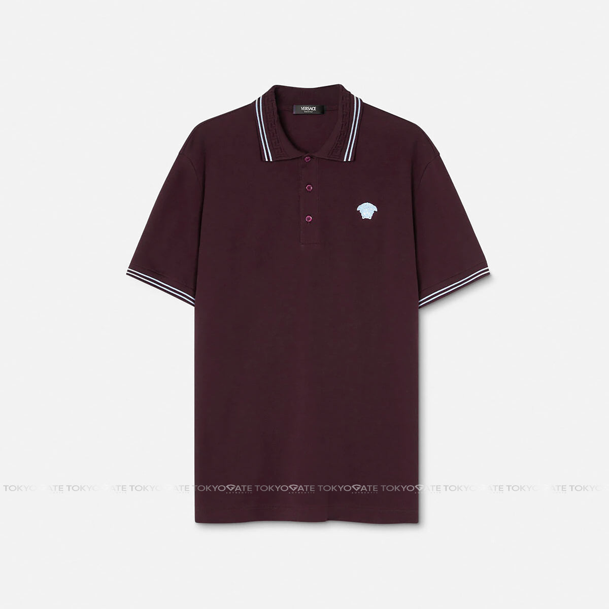 Áo polo Versace 1013910 1A09860 Burgundy Regular Fit