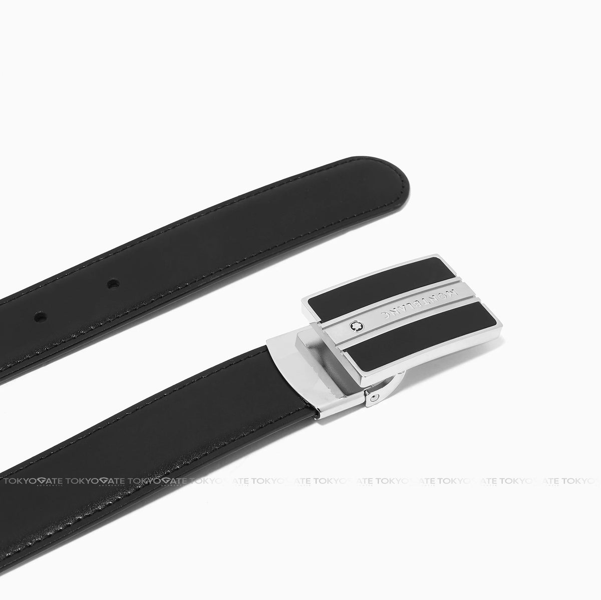 Dây lưng Montblanc 128136 Reversible Leather Belt Black Brown