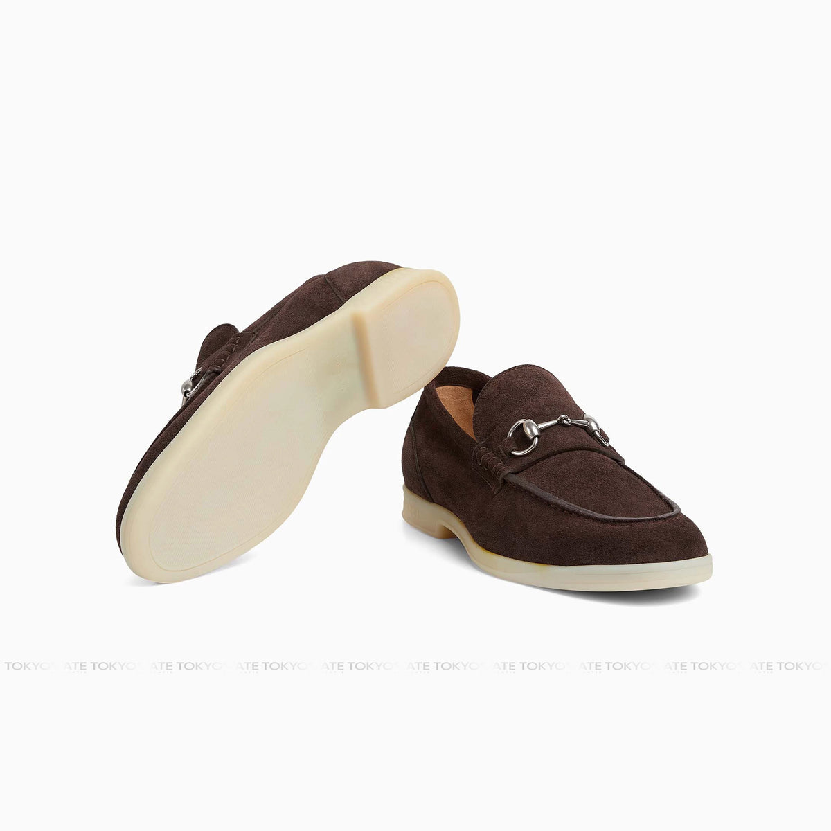 Giày Gucci 782672 AACVH 2140 Leather With Horsebit Brown