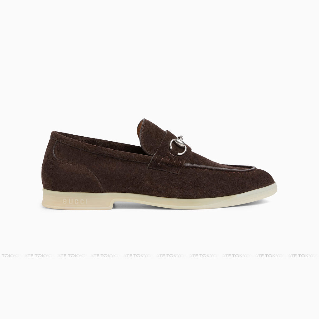 Giày Gucci 782672 AACVH 2140 Leather With Horsebit Brown