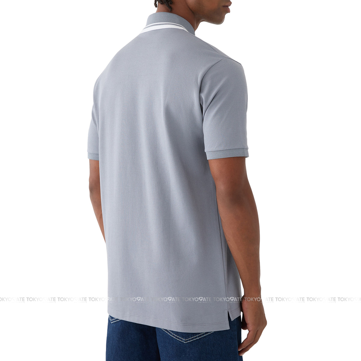 Áo polo Gucci 795174 XJG16 4923 Cotton Piquet Light Blue Regular Fit
