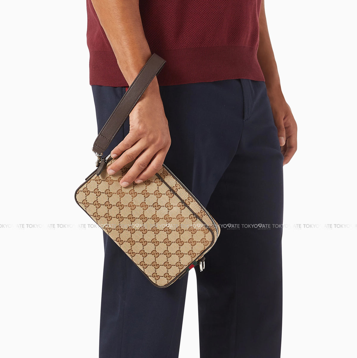 Túi Gucci 834802 GG Canvas Small Crossbody Bag Beige