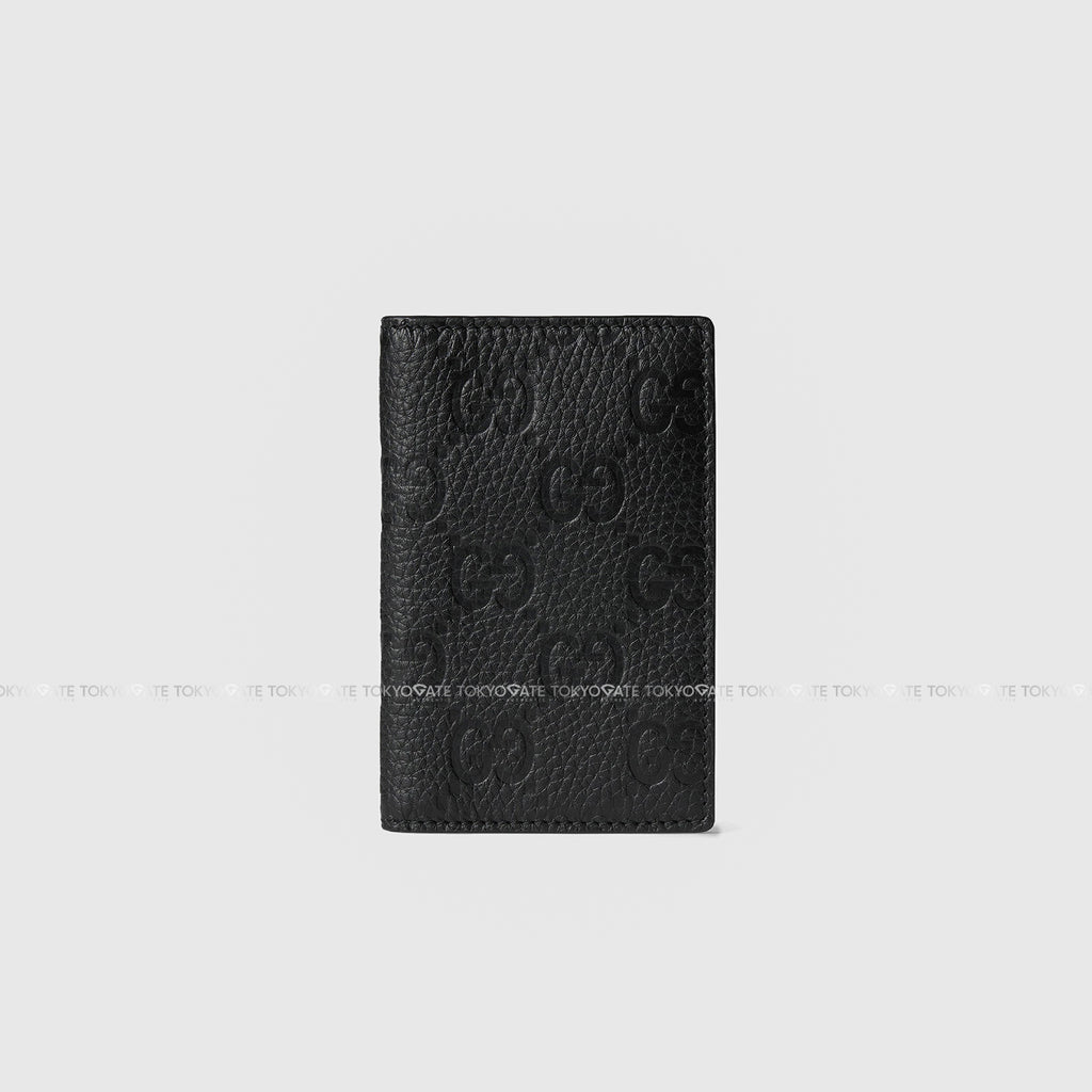 Ví đựng card Gucci 835011 AAE1T 1000 Imprint Long Card Case Black