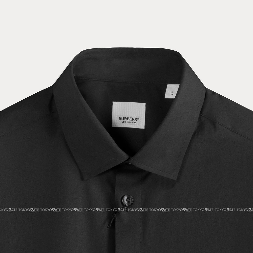 Áo sơ mi Burberry 8084280 Shefford Black Slim Fit