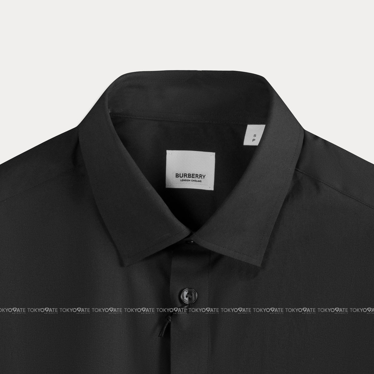 Áo sơ mi Burberry 8084280 Shefford Black Slim Fit
