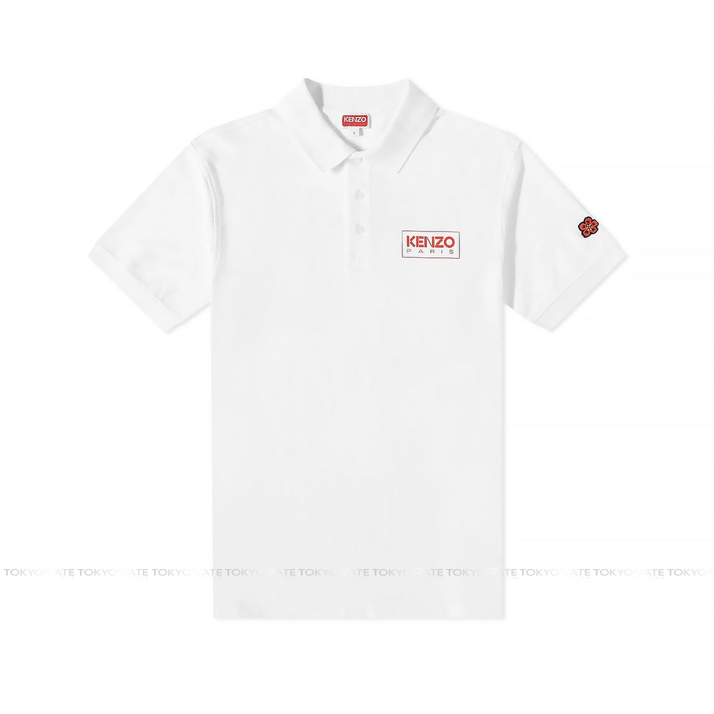 Áo Polo Kenzo PFC65PO0034PU White Regular Fit