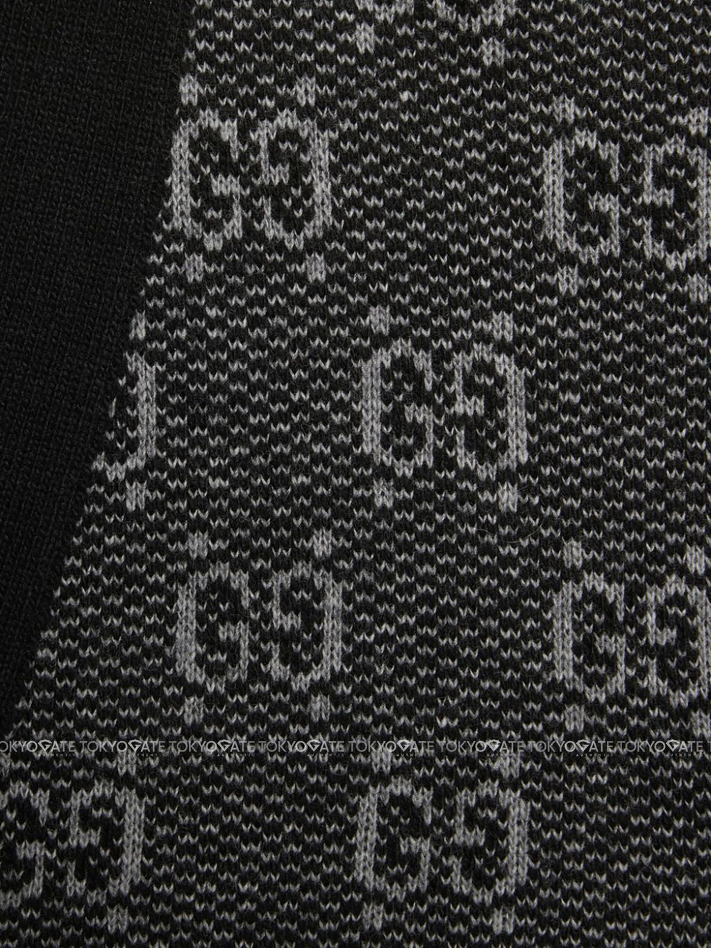 Áo khoác cardigan Gucci 761550 XKDK5 GG Jacquard Wool Cardigan Grey
