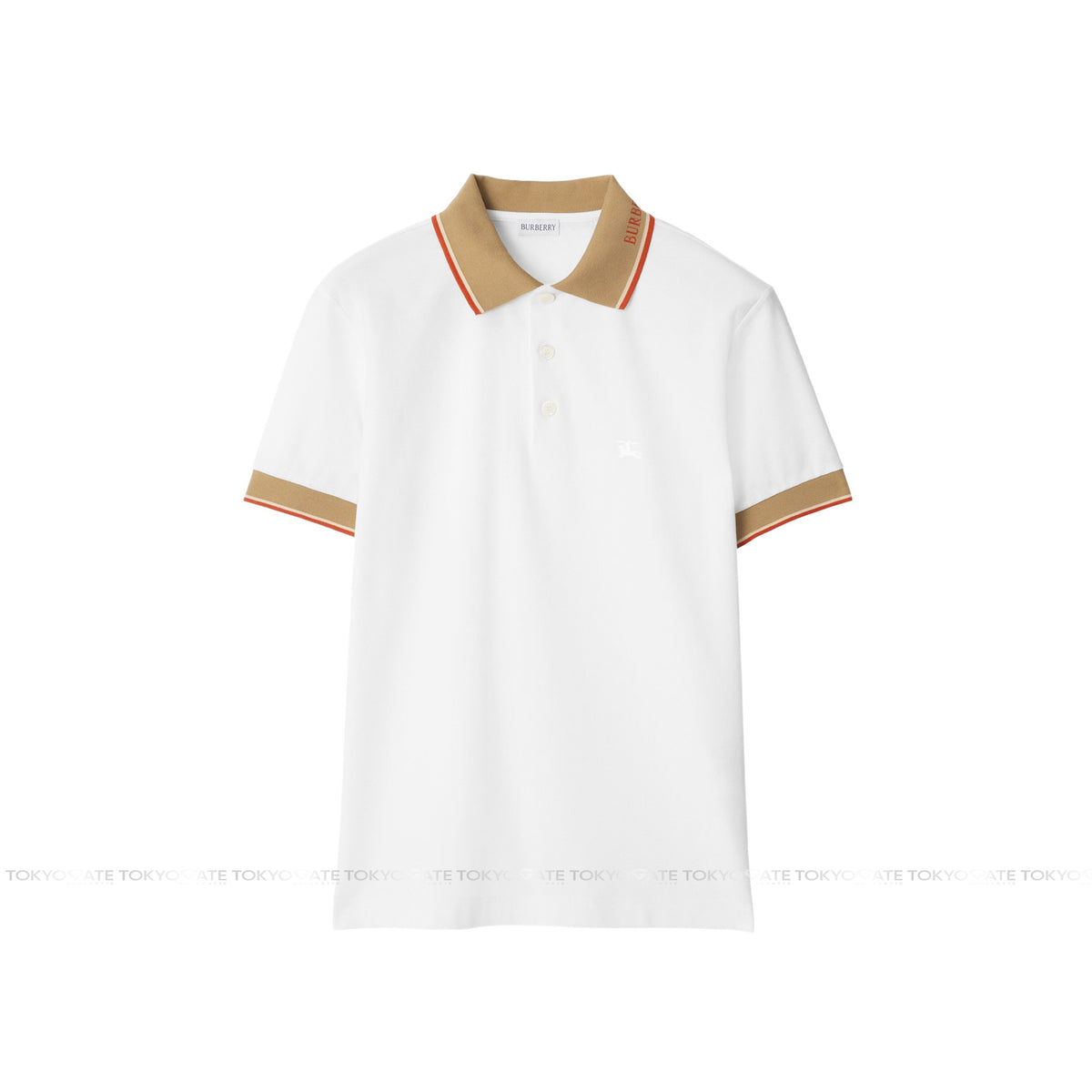 Áo polo Burberry 8110096 Stan White Slim Fit