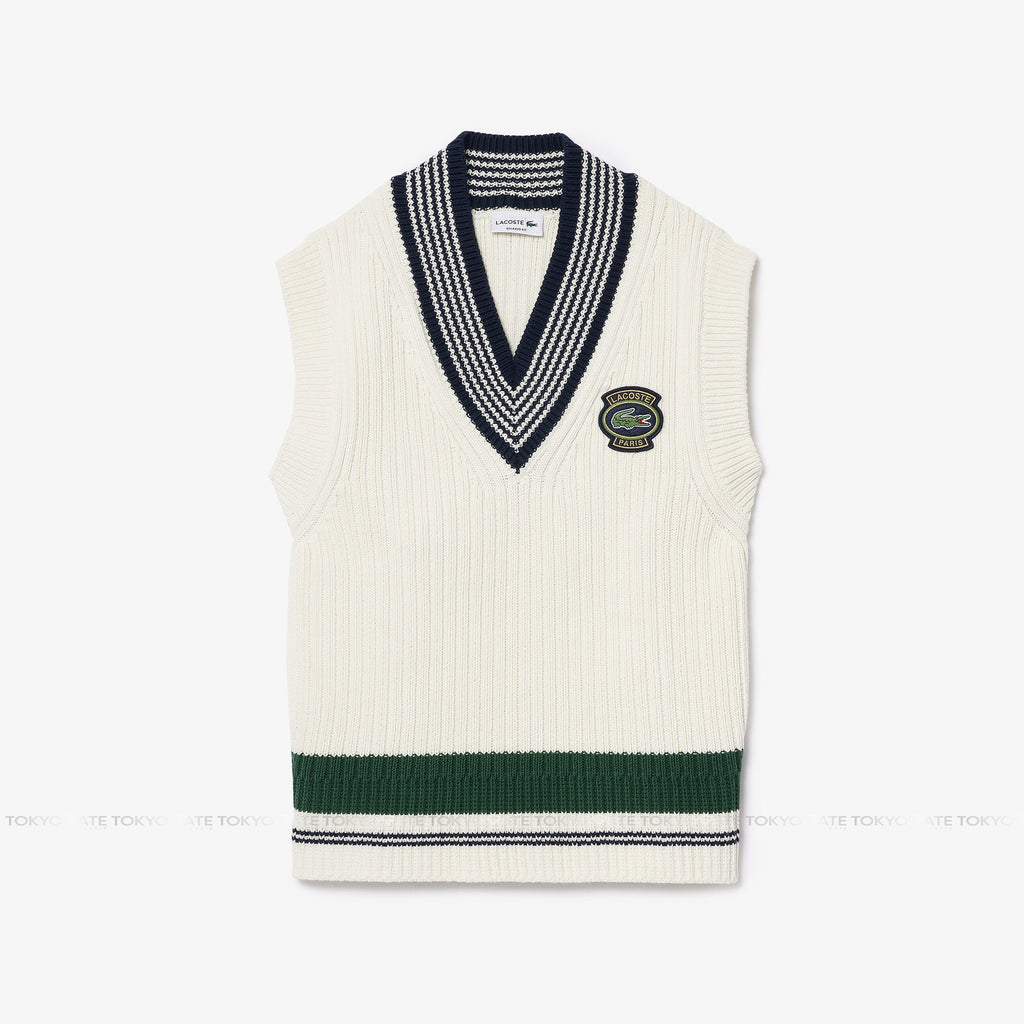 Áo len Lacoste AH0563 IQV Heavy Cotton Badge Accent Tennis Sweater
