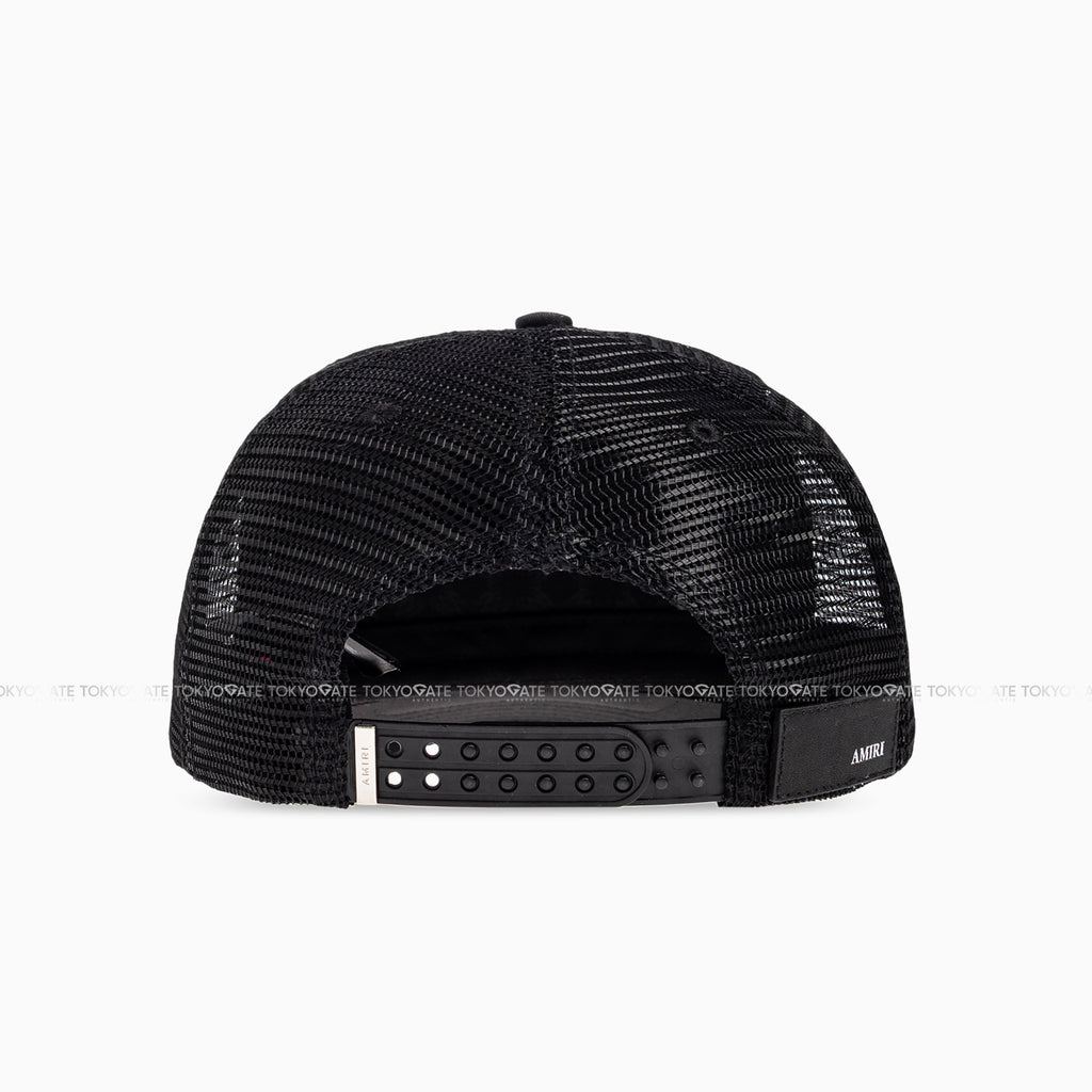 Mũ lưỡi trai Amiri Eagle Trucker Hat AMSAHE1014 001 Black