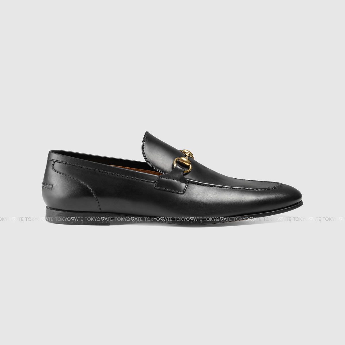 Giày Gucci 406994 BLM00 1000 Jordaan Horsebit Black Loafers