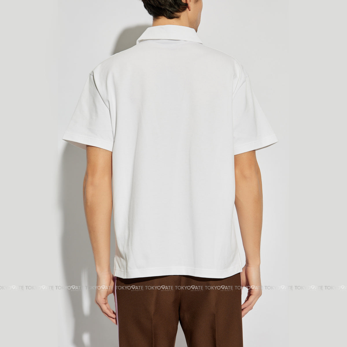Áo polo Gucci 806255 XJQ14 9074 Collar Logo White Regular Fit