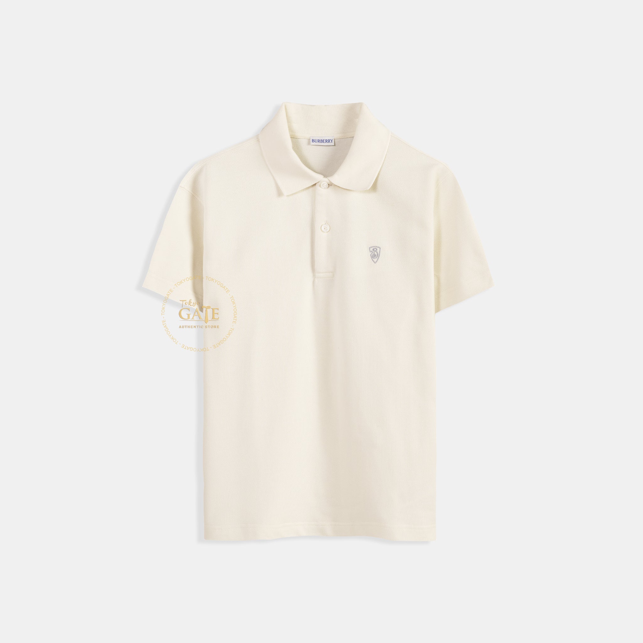 Áo polo Burberry SS W24 MW SIC Tundra Slim Fit
