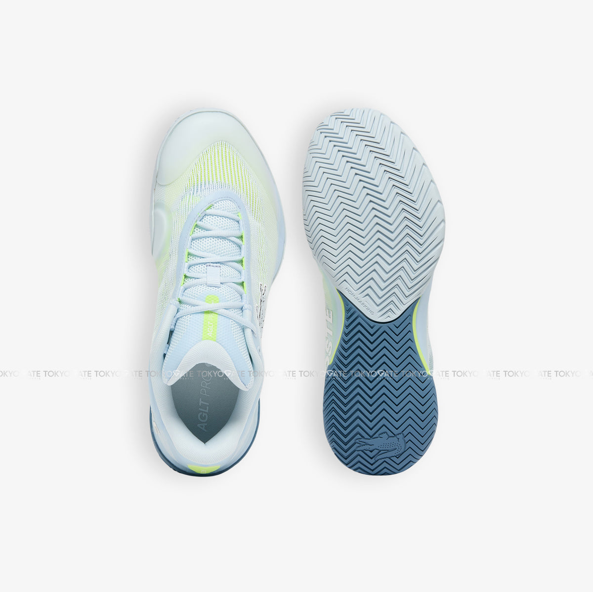 Giày Lacoste Tennis 752SMA0067 AMI AG-LT Pro 2261 Light Blue Yellow