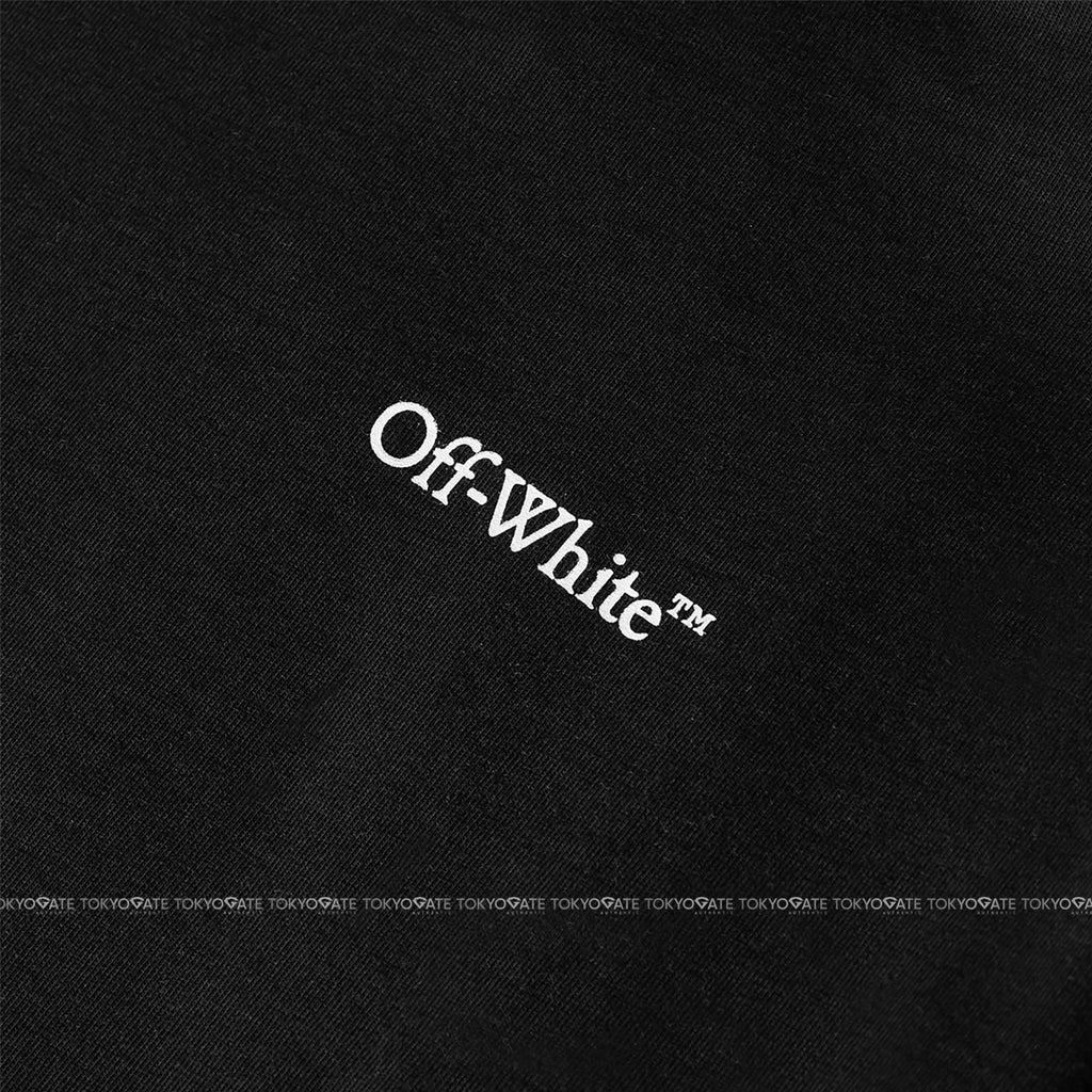Áo phông Off-White 44MAA120FJ001 Chain Arrow Skate S/S Tee Black Oversize