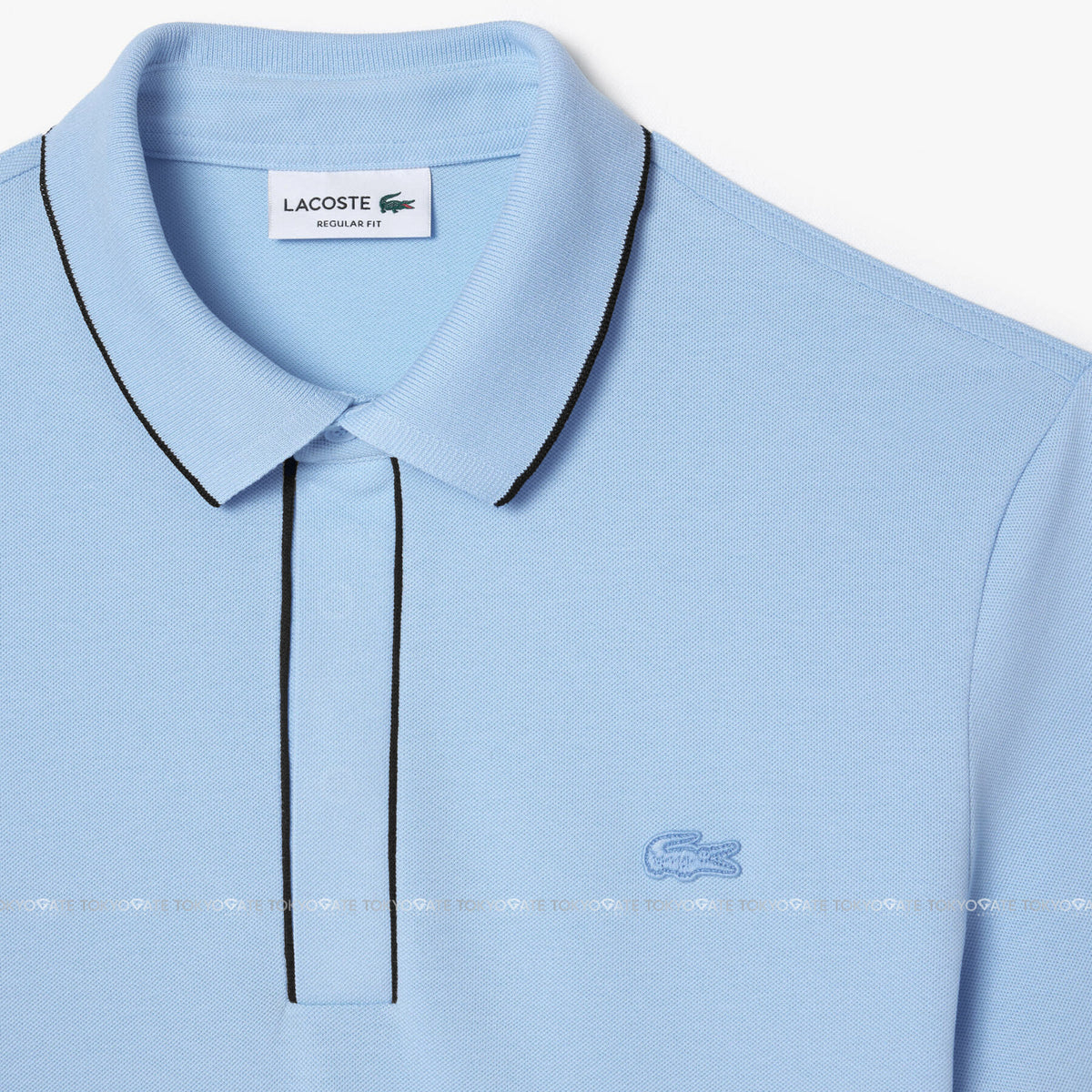 Áo polo Lacoste PH0796 54N HBP Light Blue Regular Fit