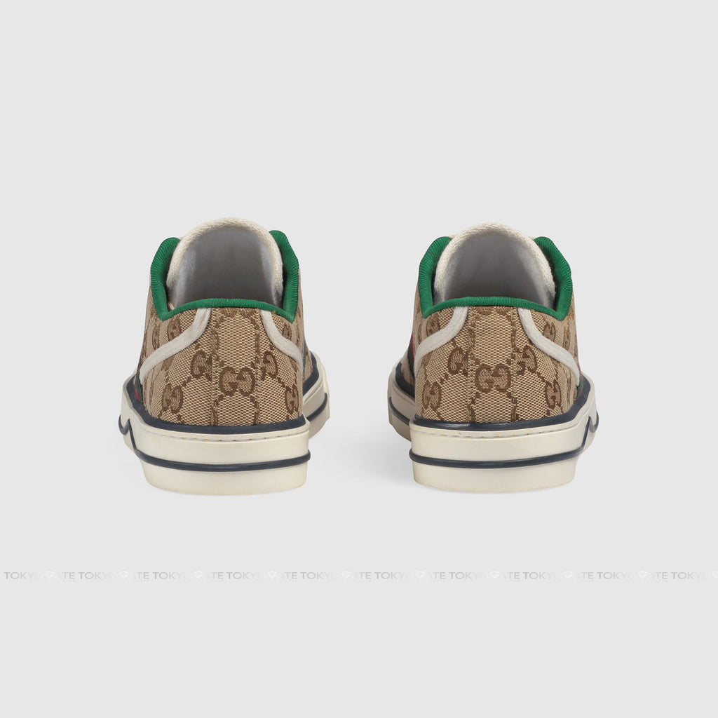 Giày Gucci 606111 HVK20 9766 Tennis 1977 GG Canvas Beige Ebony