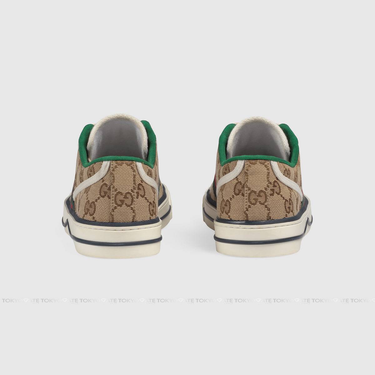 Giày Gucci 606111 HVK20 9766 Tennis 1977 GG Canvas Beige Ebony