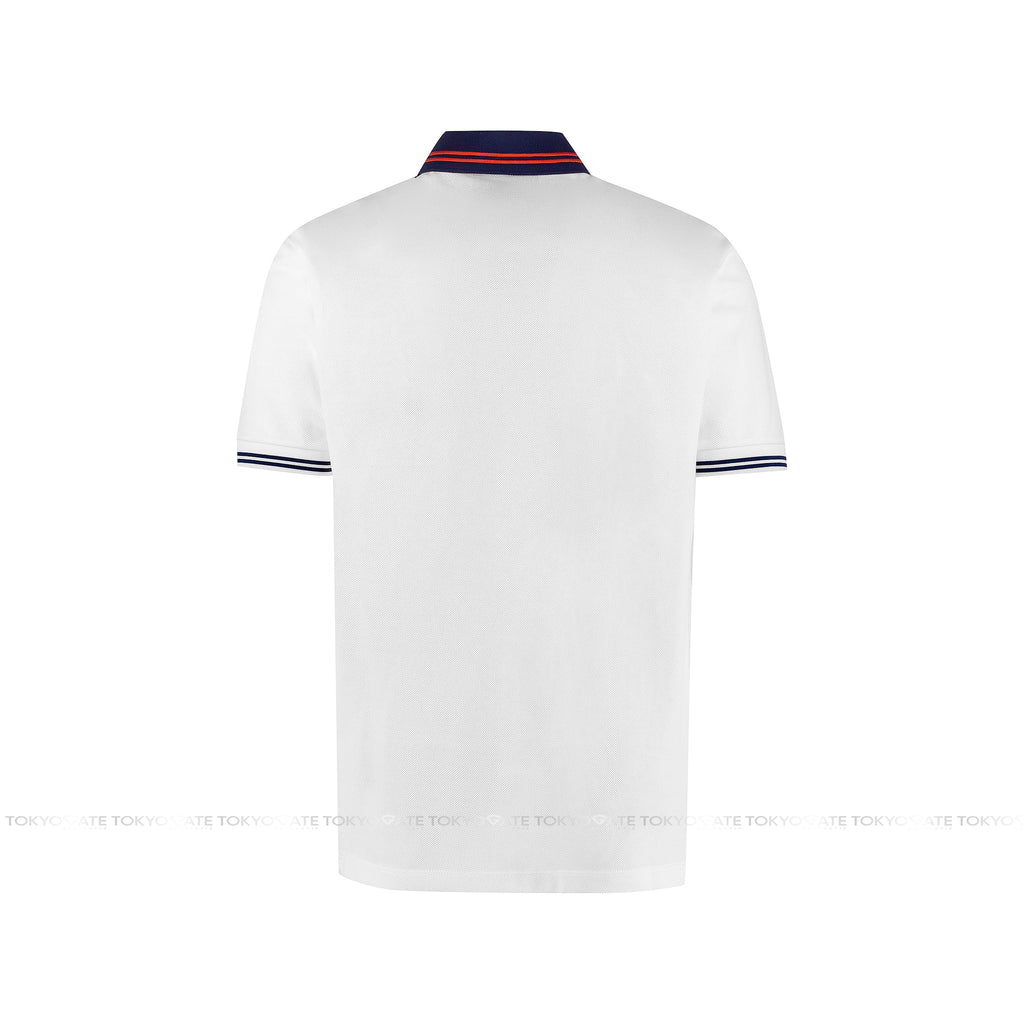 Áo polo Gucci 658067 XJDI2 9692 Cotton Piquet Polo With Interlocking G White