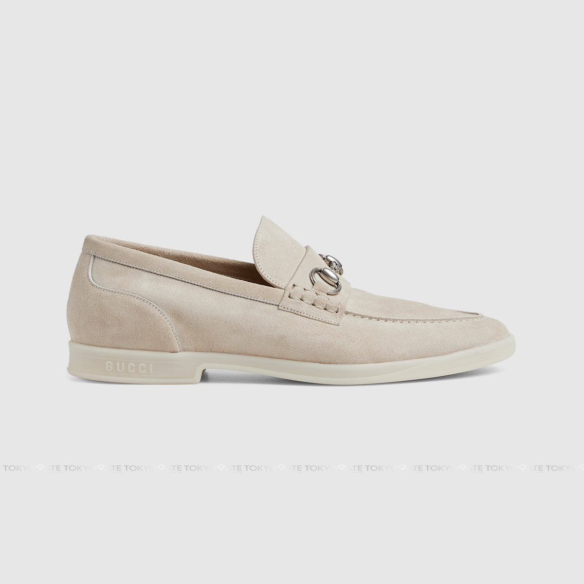 Giày Gucci 782672 AACVH 9511 Leather With Horsebit Oatmeal