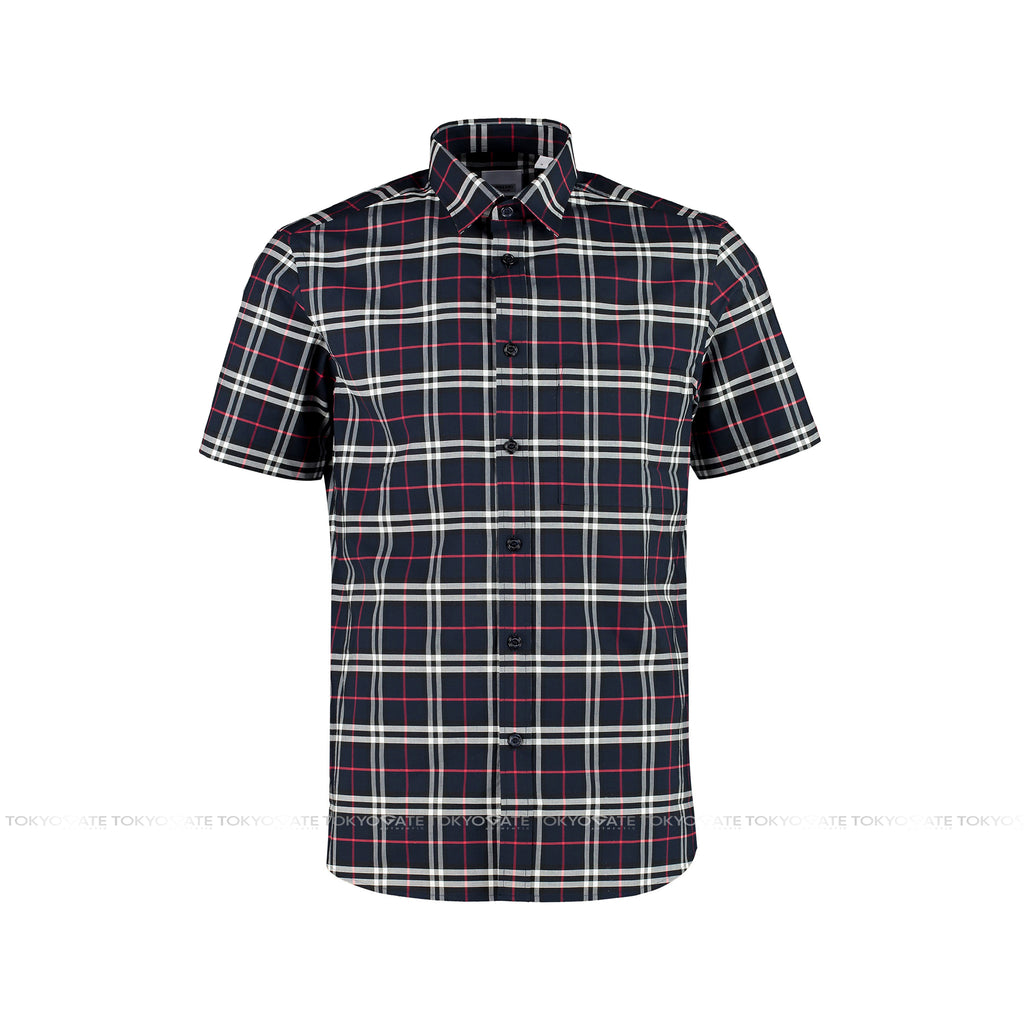 Áo sơ mi Burberry 8020964 Simpson Navy Ip Check Slim Fit