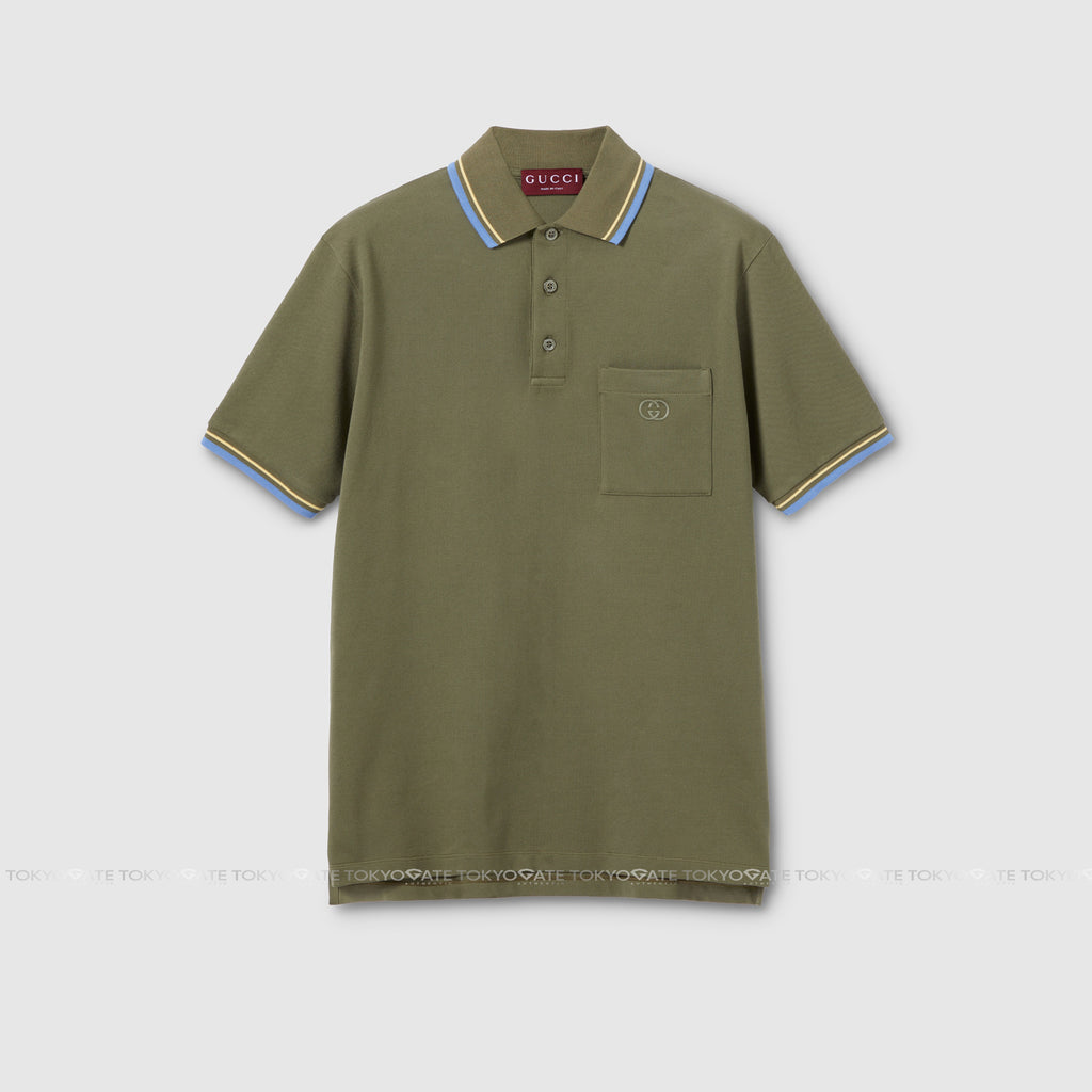 Áo polo Gucci 854796 XJHOQ 3254 Cotton Piquet Polo