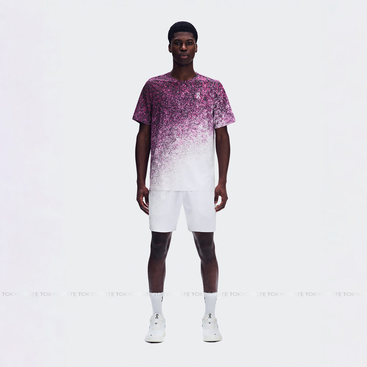Bộ thể thao On Court-T Fade & 7" Court Shorts Fade Nebula White Regular Fit