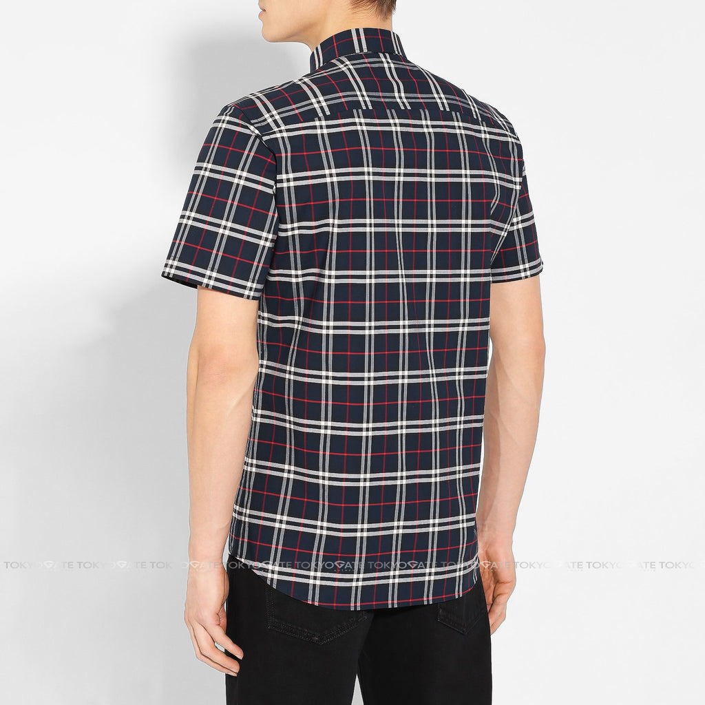 Áo sơ mi Burberry 8020964 Simpson Navy Ip Check Slim Fit