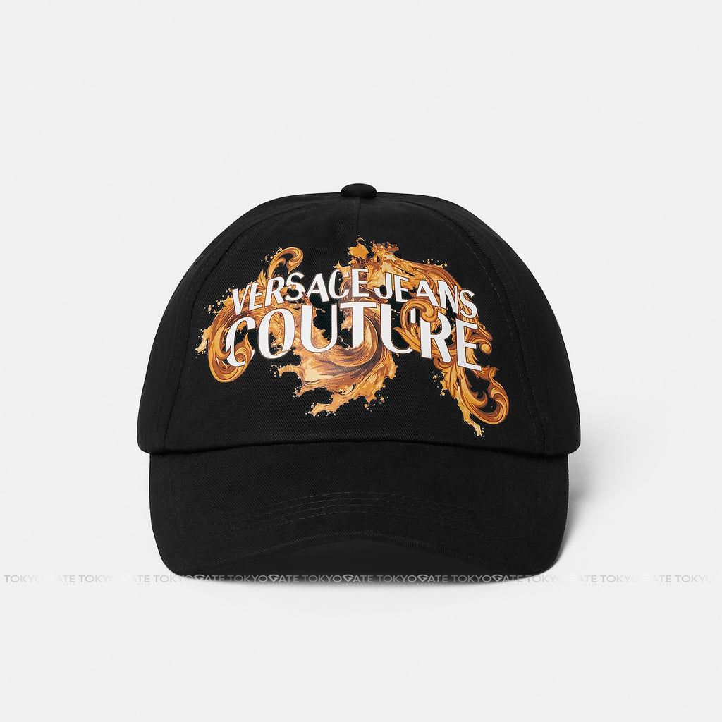 Mũ lưỡi trai Versace Jeans Couture Baroque 80GAZK17 ZG389 G89 Black Gold - FreeSize