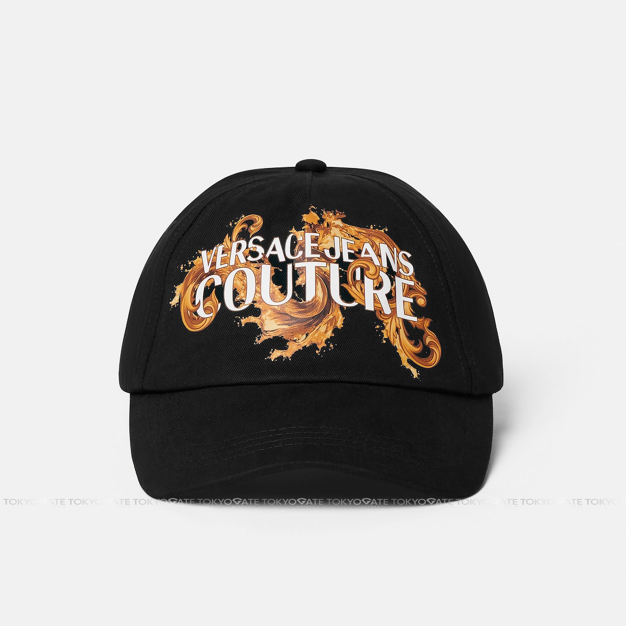 Mũ lưỡi trai Versace Jeans Couture Baroque 80GAZK17 ZG389 G89 Black Gold - FreeSize