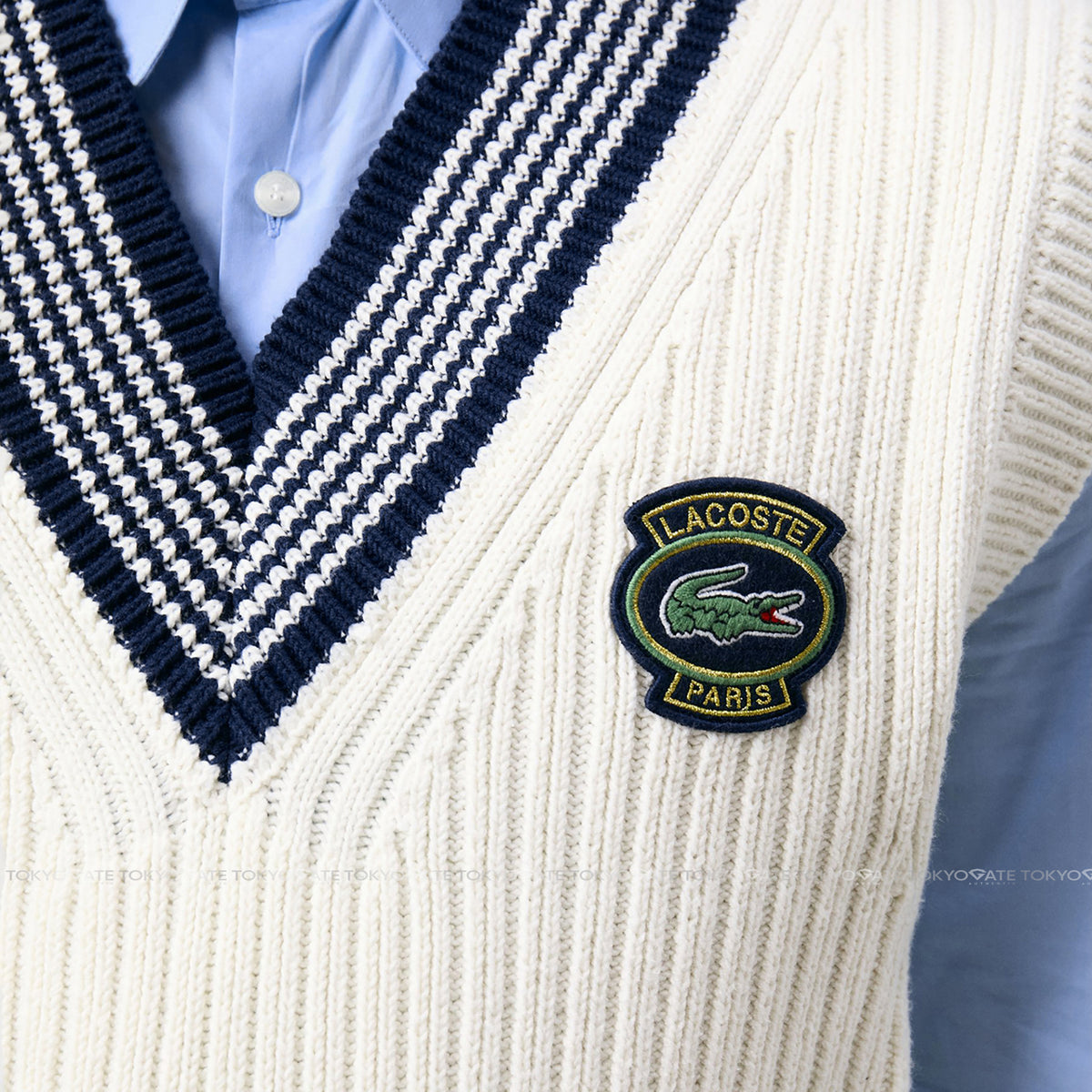 Áo len Lacoste AH0563 IQV Heavy Cotton Badge Accent Tennis Sweater