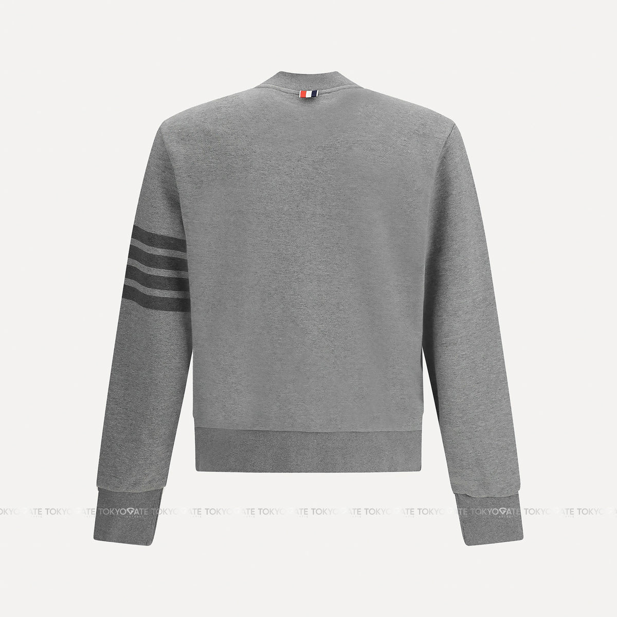 Áo khoác Thom Browne MJT280A 06910 035 Tonal 4-Bar Classic Loopback Med Grey Regular Fit