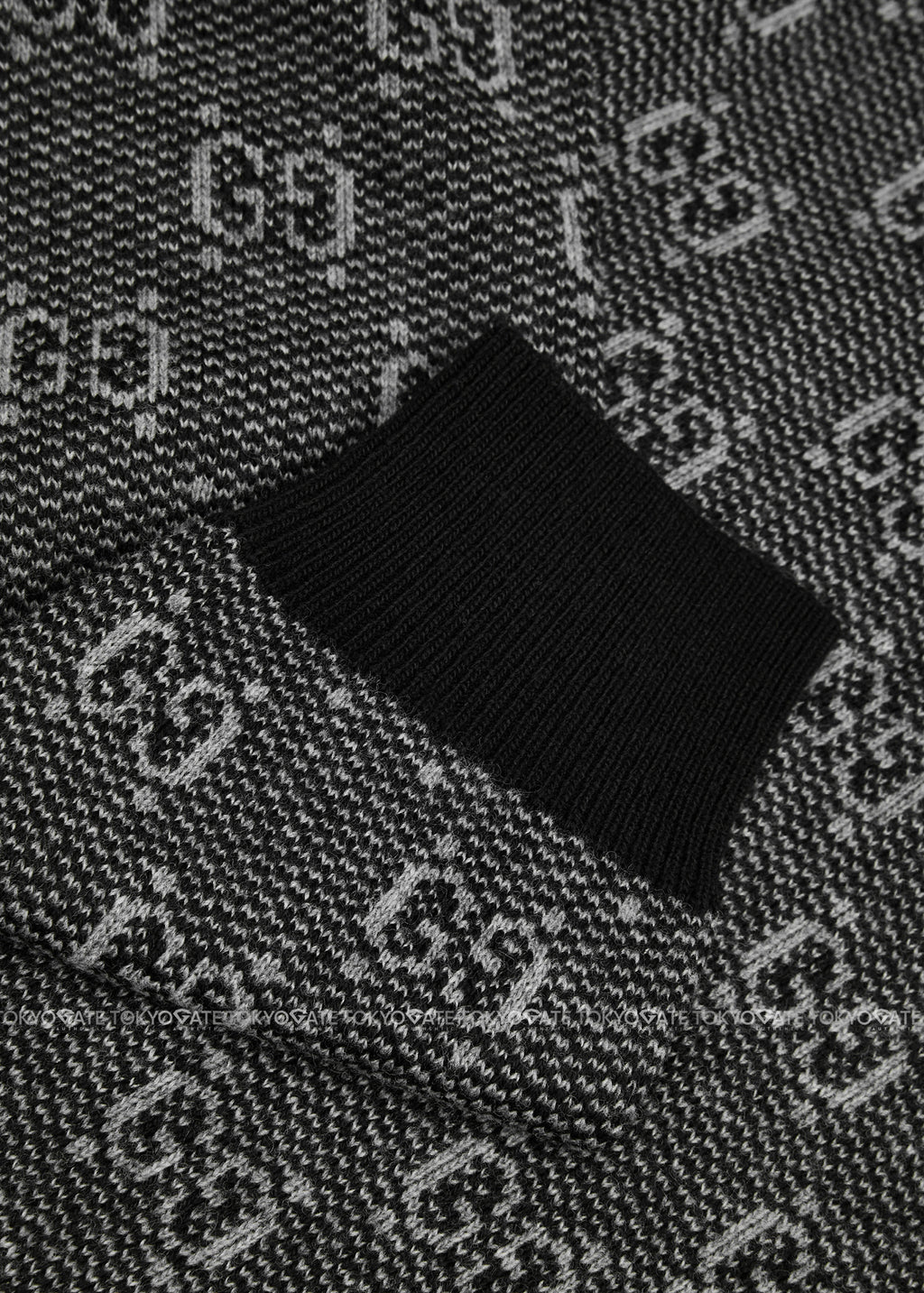 Áo len Gucci 761549 XKDK5 GG Jacquard Wool Sweater Grey