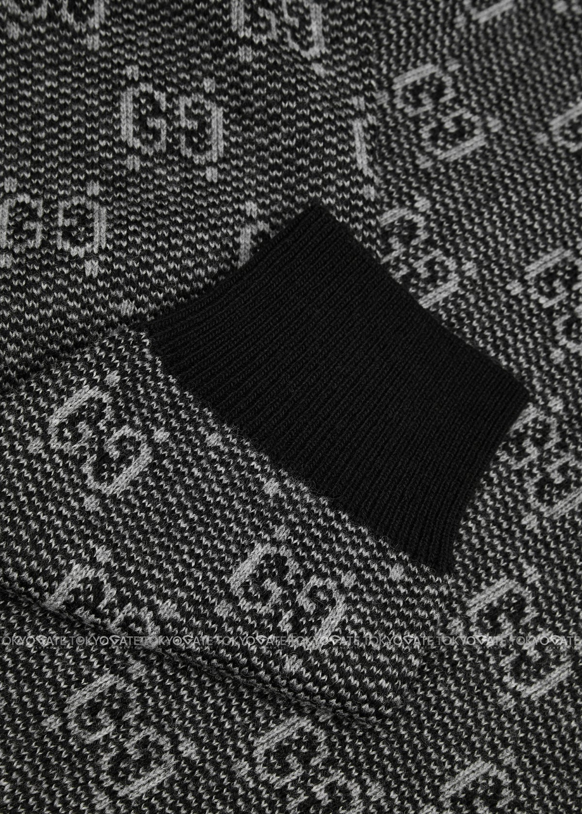 Áo len Gucci 761549 XKDK5 GG Jacquard Wool Sweater Grey