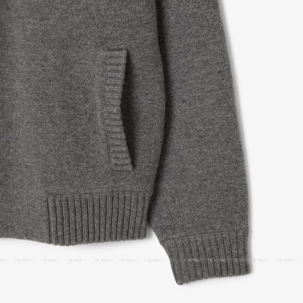 Áo khoác Lacoste AH5170 050Crew Neck Wool Knit Grey Regular Fit