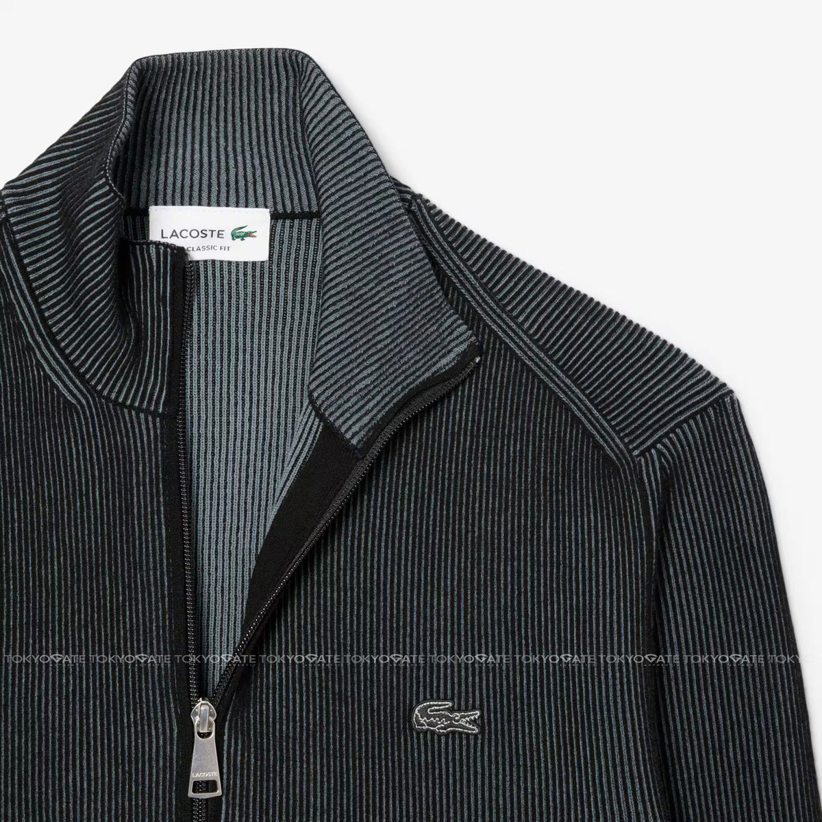 Áo khoác Lacoste AH9312 62W Zip-Up Cotton Rib Sweater
