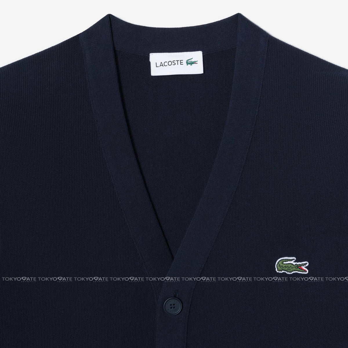 Áo khoác cardigan Lacoste AH986E 423 Links Links Basic V-Neck