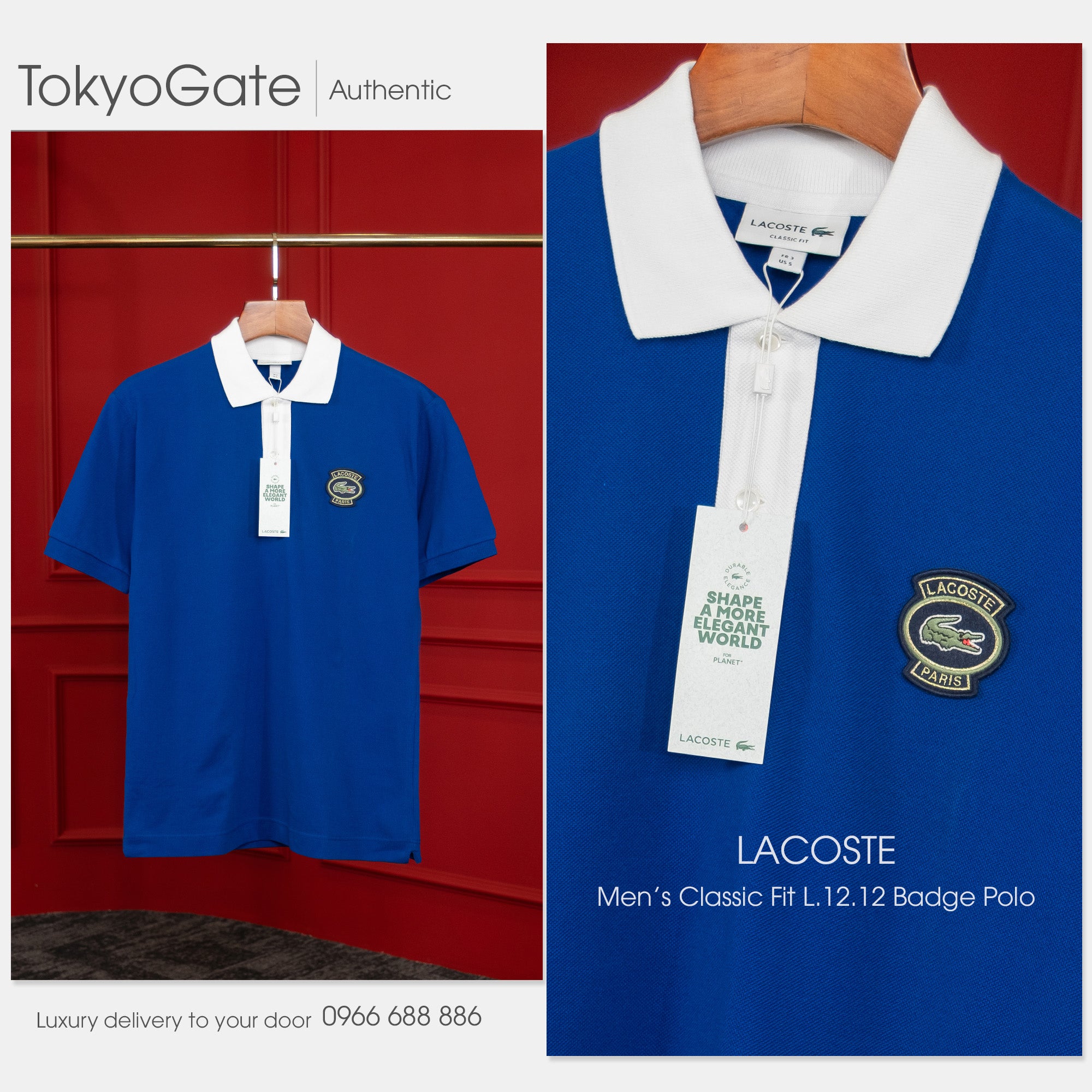Áo polo Lacoste PH7369 NUV Classic Fit