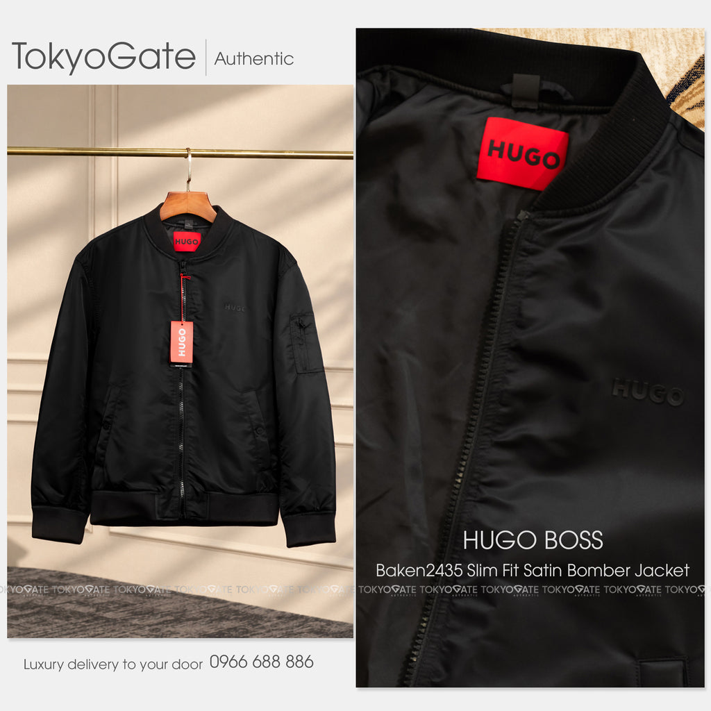 Áo khoác Hugo Boss 50519520 Baken2435 Black Regular Fit
