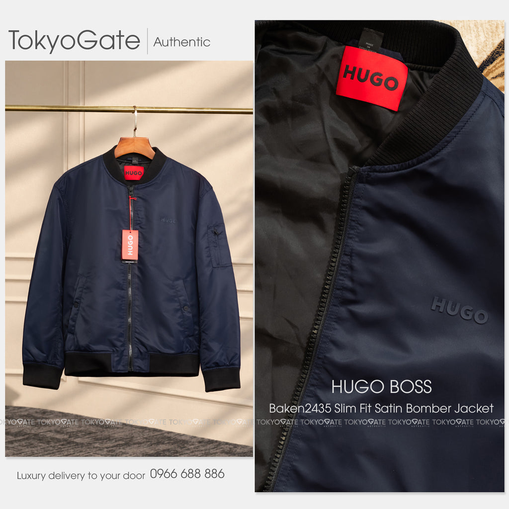 Áo khoác Hugo Boss 50519520 Baken2435 Dark Blue Regular Fit